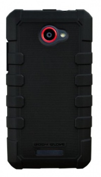 Body Glove 9313301 DropSuit Rugged Case for HTC DROID DNA - 1 Pack - Retail Packaging - Black