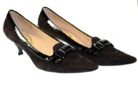 TOD'S Five Esquire Access SU2 Suede Brown Low Heel Shoes Sz 39 SU2S800