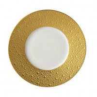 Bernardaud Ecume Gold Bread & Butter Plate 6.3 In Bernardaud Ecume Gold Bread & Butter Plate 6.3 In