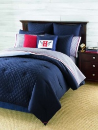 Tommy Hilfiger Prep Duvet Cover, Twin, Midnight Navy Tommy Hilfiger Prep Duvet Cover, Twin, Midnight Navy