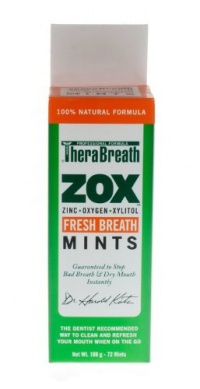 TheraBreath ZOX Breath Mints, 72-Mint (Pack of 3) TheraBreath ZOX Breath Mints, 72-Mint (Pack of 3)