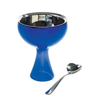 Designed by Miriam Mirri. This ice cream set includes an ice cream bowl and a heart-shaped spoon. Designed by Miriam Mirri. This ice cream set includes an ice cream bowl and a heart-shaped spoon.