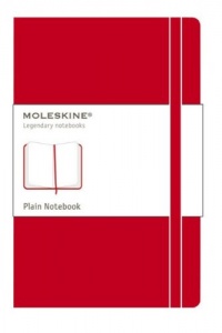 Moleskine Classic Red Notebook, Plain Large Moleskine Classic Red Notebook, Plain Large