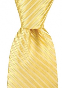 Neckties By Scott Allan - Yellow Silver Mens Tie