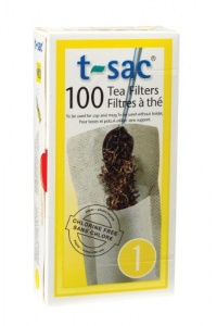 T-Sac Disposable Paper Filter Tea Bags, Size 1, 100 Count T-Sac Disposable Paper Filter Tea Bags, Size 1, 100 Count