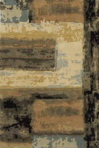 8' x 11' Rectangular Momeni Area Rug IMPREIP-03EAR80B0 Earth Color Hand Tufted in India Impressions Collection