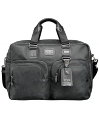 The Bravo leather collection is crafted from lightweight-yet-rugged, full-grain leather that is burnished for a distressed look. This leather is characterized by distinctive markings and variations in color that make each bag unique. The Bravo leather collection is crafted from lightweight-yet-rugged, full-grain leather that is burnished for a distressed look. This leather is characterized by distinctive markings and variations in color that make each bag unique.