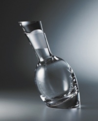 Elevate your evening with this titling decanter, beautifully cut from full-lead crystal. The striking angle defies convention and lends the occasion a whimsical cheer. Elevate your evening with this titling decanter, beautifully cut from full-lead crystal. The striking angle defies convention and lends the occasion a whimsical cheer.