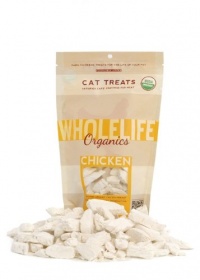 Whole Life Pet Pure Meat All Natural USDA Certified Organic Freeze Dried Chicken Brest Treats for Cats 2.8 oz Whole Life Pet Pure Meat All Natural USDA Certified Organic Freeze Dried Chicken Brest Treats for Cats 2.8 oz
