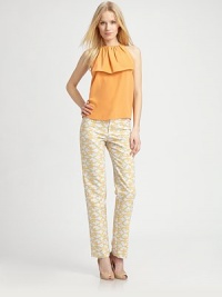 Expressing personal style has never been easier than donning classic pants with a lively, eye-catching print.Hook-and-eye closureZip flyAllover printWaist dartsFully linedInseam, about 26CottonMachine washImported Model shown is 5'9 (175cm) wearing US size 4. Expressing personal style has never been easier than donning classic pants with a lively, eye-catching print.Hook-and-eye closureZip flyAllover printWaist dartsFully linedInseam, about 26CottonMachine washImported Model shown is 5'9 (175cm) wearing US size 4.