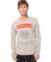 When everyday is Friday, we relax in comfort with this long sleeve t-shirt by Buffalo David Bitton.