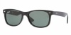 Ray Ban Junior RJ9052S Sunglasses-100/71 Black (Green Lens)-47mm