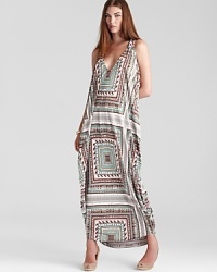 Cover up with Mara Hoffman's dashiki dress--this printed piece doubles as a chic layer for day and a pretty cover-up when poolside. Cover up with Mara Hoffman's dashiki dress--this printed piece doubles as a chic layer for day and a pretty cover-up when poolside.