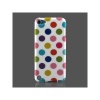 MiniSuit Polka Dot Soft Rubberized Case Cover for iPod Touch 5 (Multi Rainbow)