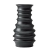 Hand-carved from a single piece of mango wood, this sensually rippled vase is crafted from a renewable, sustainable resource for the ultimate in natural beauty.
