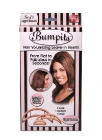 Bumpits 21431 Hair volumizing Leave-in Inserts, Light Brown Bumpits 21431 Hair volumizing Leave-in Inserts, Light Brown