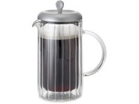 BonJour 8 Cup Rhone Ribbed French Press, Double Wall Glass BonJour 8 Cup Rhone Ribbed French Press, Double Wall Glass