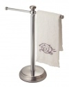 InterDesign York Metal Arm Towel Holder, Split Finish