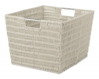 Whitmor 6500-1715- Rattique Storage Tote, Latte Whitmor 6500-1715- Rattique Storage Tote, Latte