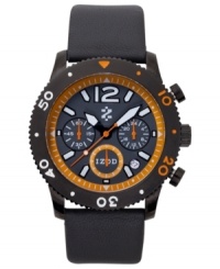 A perfect mix of sporty style and precision: a chronograph watch from Izod. A perfect mix of sporty style and precision: a chronograph watch from Izod.