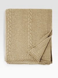 The epitome of luxury is thoughtfully woven in a sumptuous, six-ply design from pure cashmere. Six-ply yarn 56 X 72 Cashmere; dry clean Imported The epitome of luxury is thoughtfully woven in a sumptuous, six-ply design from pure cashmere. Six-ply yarn 56 X 72 Cashmere; dry clean Imported