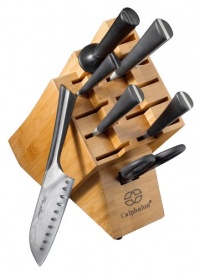 Calphalon Katana Stainless-Steel 8-Piece Knife Set with Block Calphalon Katana Stainless-Steel 8-Piece Knife Set with Block