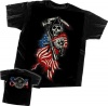 Sons Of Anarchy Reaper USA Flag T-shirt