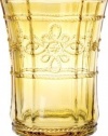 Colette Hand Pressed Glassware by Juliska- Amber