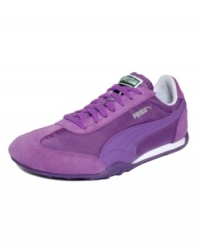 Seek adventure with the sporty style of the 76 Runner sneakers by Puma. A little retro and completely ready for the day. Seek adventure with the sporty style of the 76 Runner sneakers by Puma. A little retro and completely ready for the day.
