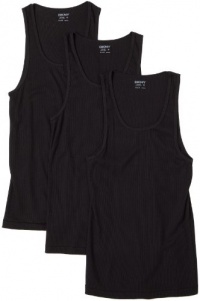 DKNY Men's 3 Pack Tank Top,Black,Medium DKNY Men's 3 Pack Tank Top,Black,Medium