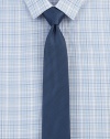 A two-tone distinct pattern defines this clean style of fine Italian silk. SilkDry cleanMade in Italy