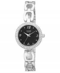 A feminine watch from Citizen designed for evenings out or days in. A feminine watch from Citizen designed for evenings out or days in.