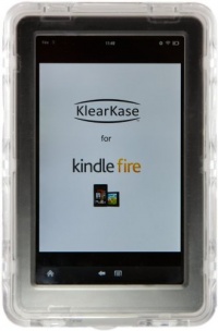 KlearKase for Kindle Fire - Splash-Proof, Transparent Case for Family or Outdoor Use - With Screen Protection (does not fit Kindle Fire HD)