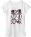 Roxy Kids Girls 7-16 Many Shades T-Shirt, White, Small