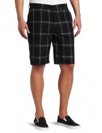 Hurley Men's Puerto Rico Plaid Walkshort, Black, 32 Hurley Men's Puerto Rico Plaid Walkshort, Black, 32