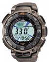 Casio Men's PAG240T-7CR Pathfinder Triple Sensor Multi-Function Titanium Watch