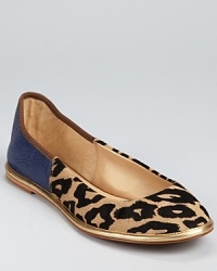 DIANE von FURSTENBERG fuses the espadrille and ballet flat with the unique Botswana shoe, crafted in luxe leopard printed pony hair and rich leather. DIANE von FURSTENBERG fuses the espadrille and ballet flat with the unique Botswana shoe, crafted in luxe leopard printed pony hair and rich leather.