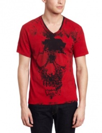 Calvin Klein Jeans Men's Skulleton Short Sleeve V-Neck Calvin Klein Jeans Men's Skulleton Short Sleeve V-Neck
