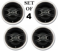 Yamaha In-Ceiling 3-Way 100 watts Natural Sound Custom Easy-to-install Speakers (Set of 4) with Dual Tweeters & 6-1/2 Woofer for 1 Large Room or Several Smaller Rooms Yamaha In-Ceiling 3-Way 100 watts Natural Sound Custom Easy-to-install Speakers (Set of 4) with Dual Tweeters & 6-1/2 Woofer for 1 Large Room or Several Smaller Rooms