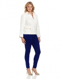 Calvin Klein Women's Plus-Size Texture Jacket Calvin Klein Women's Plus-Size Texture Jacket