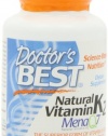 Doctor's Best Natural Vitamin K2 MenaQ7 Vegetable Capsules, 60-Count