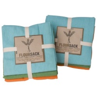Now Designs Floursack Towels Set of 6, Leaf Now Designs Floursack Towels Set of 6, Leaf
