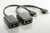 HDMI Extender over Cat5e or Cat6 Cables - Up To 30 meters 98 feet - Fixed 10-Inch