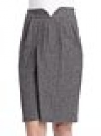 THE LOOKWide, scalloped waistbandAllover pleatsCurved hemFully linedTHE FITAbout 22 longTHE MATERIAL55% silk/38% wool/7% nylonCARE & ORIGINDry cleanMade in Italy THE LOOKWide, scalloped waistbandAllover pleatsCurved hemFully linedTHE FITAbout 22 longTHE MATERIAL55% silk/38% wool/7% nylonCARE & ORIGINDry cleanMade in Italy