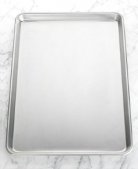 Now we're baking-be the king of bake sales with this extra large sheet pan, a durable, pure aluminum addition to your professional collection. With enough room to bake it all in one batch, this high-performance pan gets you out of the kitchen quick. Lifetime warranty. Now we're baking-be the king of bake sales with this extra large sheet pan, a durable, pure aluminum addition to your professional collection. With enough room to bake it all in one batch, this high-performance pan gets you out of the kitchen quick. Lifetime warranty.