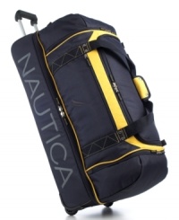 More room than you can imagine! Quit struggling to fit in everything-the oversized capacity of this duffel handles it all with drop-bottom storage, 2-pocket compartments and organizational features that keep tabs on all the particulars. 10-year limited warranty. More room than you can imagine! Quit struggling to fit in everything-the oversized capacity of this duffel handles it all with drop-bottom storage, 2-pocket compartments and organizational features that keep tabs on all the particulars. 10-year limited warranty.