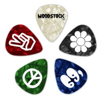 Planet Waves Woodstock Assorted Guitar Picks, 10 pack, Medium