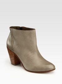 Buttery leather forms this western-inflected silhouette, with a comfortable side gusset and powerful stacked heel. Stacked heel, 3¼ (80mm)Leather upperPull-on style with side gussetLeather lining and solePadded insoleImported Buttery leather forms this western-inflected silhouette, with a comfortable side gusset and powerful stacked heel. Stacked heel, 3¼ (80mm)Leather upperPull-on style with side gussetLeather lining and solePadded insoleImported