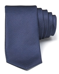 Add polish to your look with a refined skinny tie from HUGO, offered in an appealingly modern silhouette for a fresh addition to your wardrobe. Add polish to your look with a refined skinny tie from HUGO, offered in an appealingly modern silhouette for a fresh addition to your wardrobe.