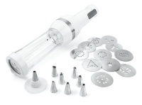 Cuisinart CCP-10 Electric Cookie Press with 12 Discs and 8 Decorating Tips, White Cuisinart CCP-10 Electric Cookie Press with 12 Discs and 8 Decorating Tips, White